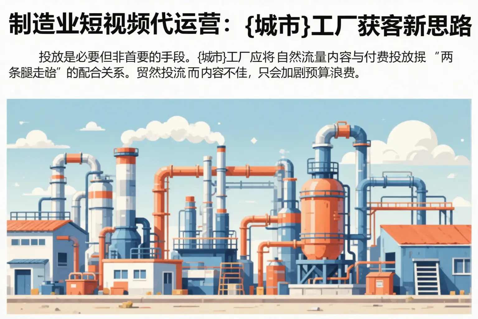 制造业短视频代运营：鄂尔多斯工厂获客新思路