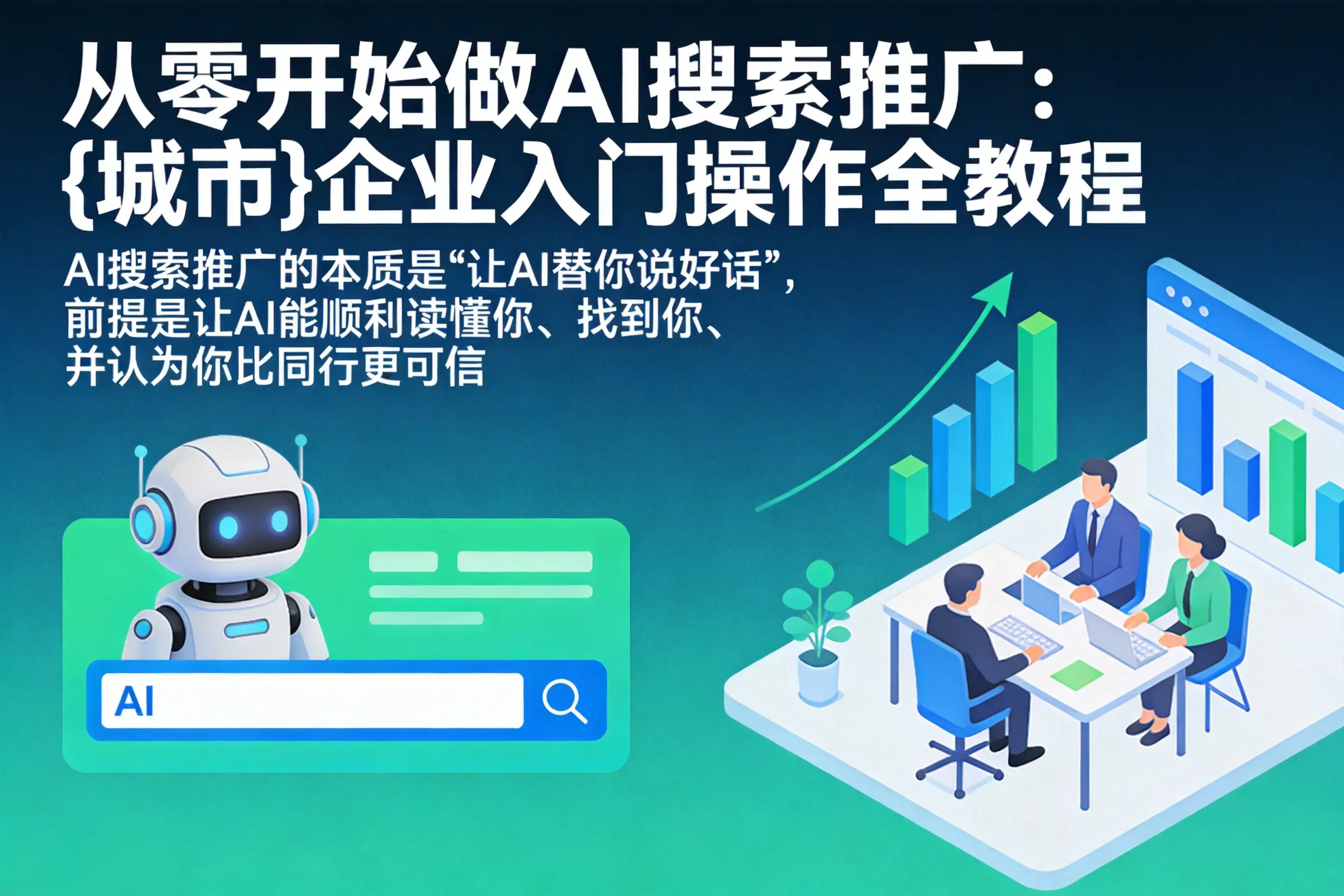 从零开始做AI搜索推广：鄂尔多斯企业入门操作全教程
