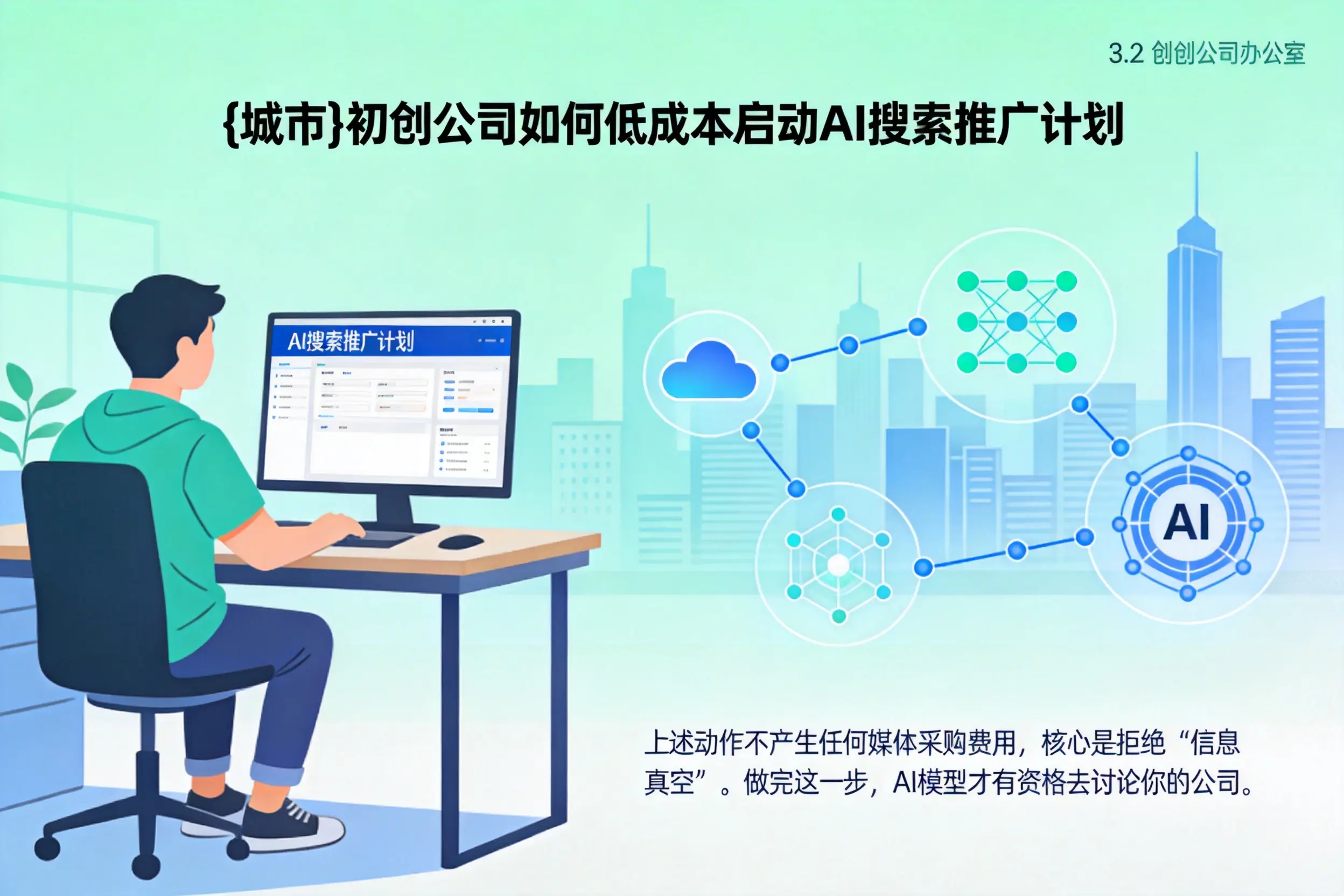 鄂尔多斯初创公司如何低成本启动AI搜索推广计划