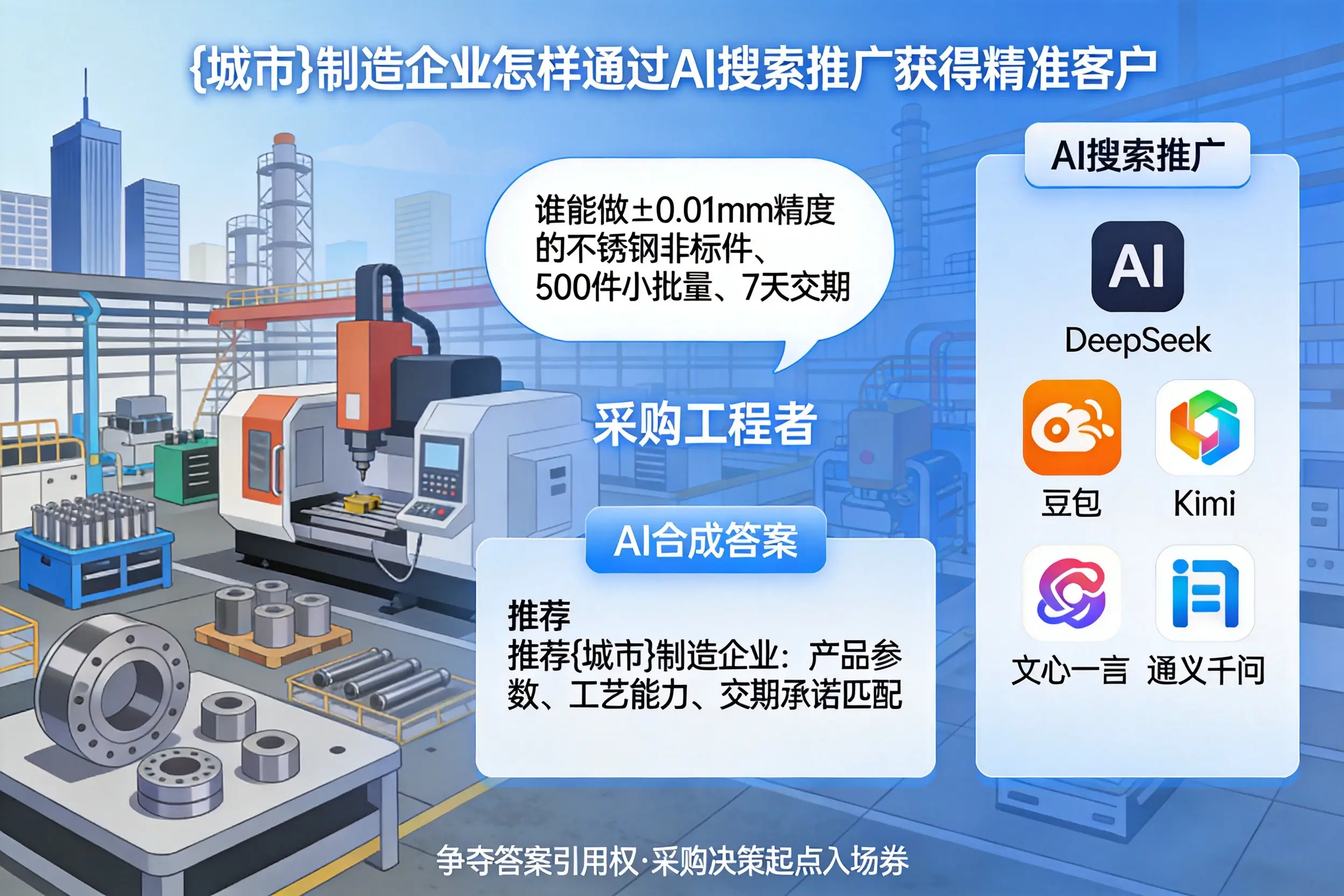 鄂尔多斯制造企业怎样通过AI搜索推广获得精准客户