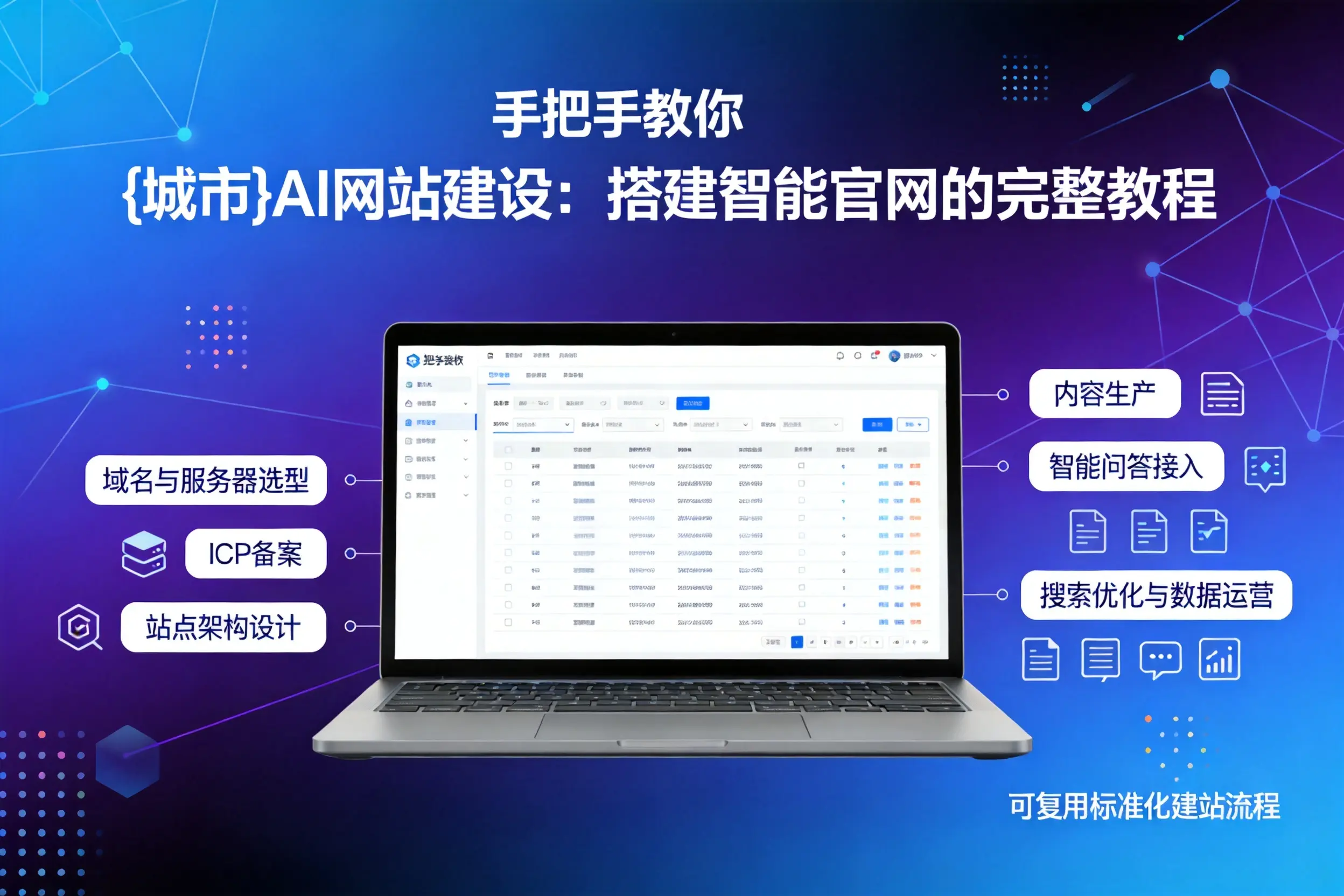 手把手教你鄂尔多斯AI网站建设：搭建智能官网的完整教程