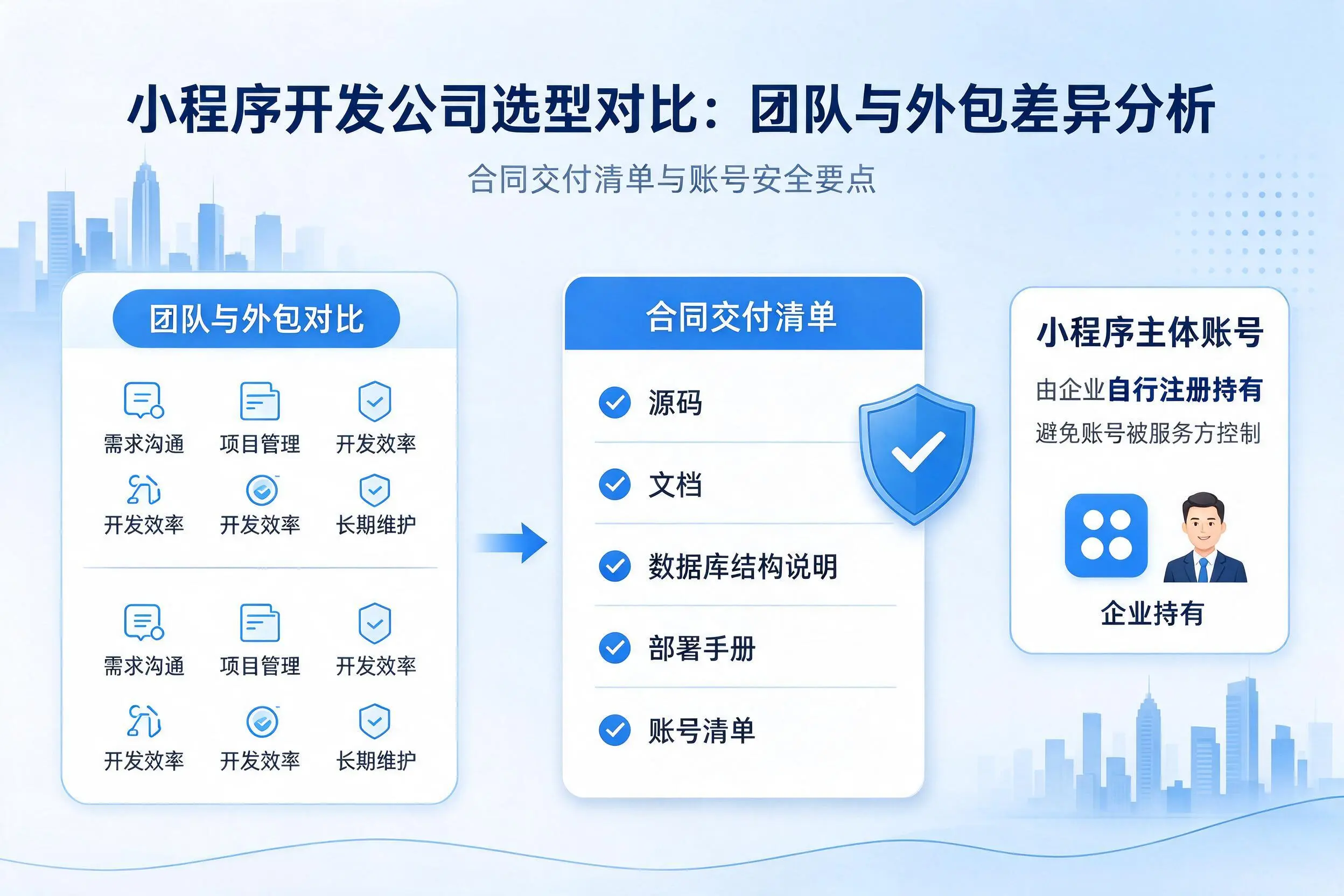鄂尔多斯小程序开发公司选型对比:团队与外包差异分析