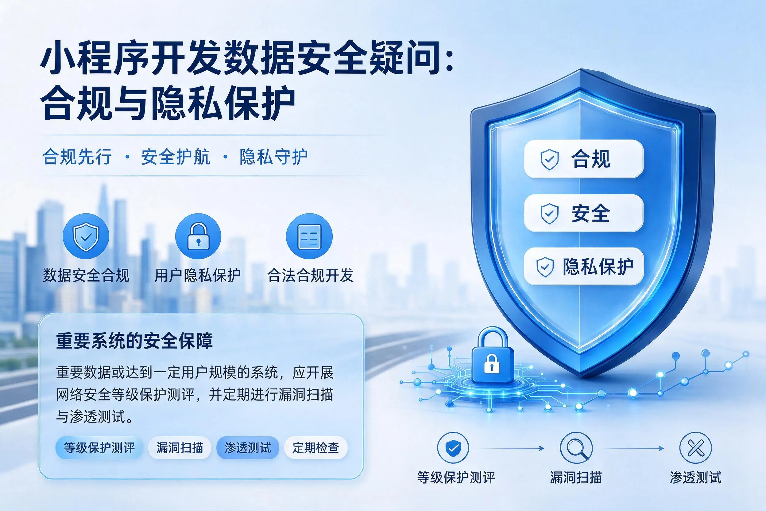 鄂尔多斯小程序开发数据安全疑问：合规与隐私保护