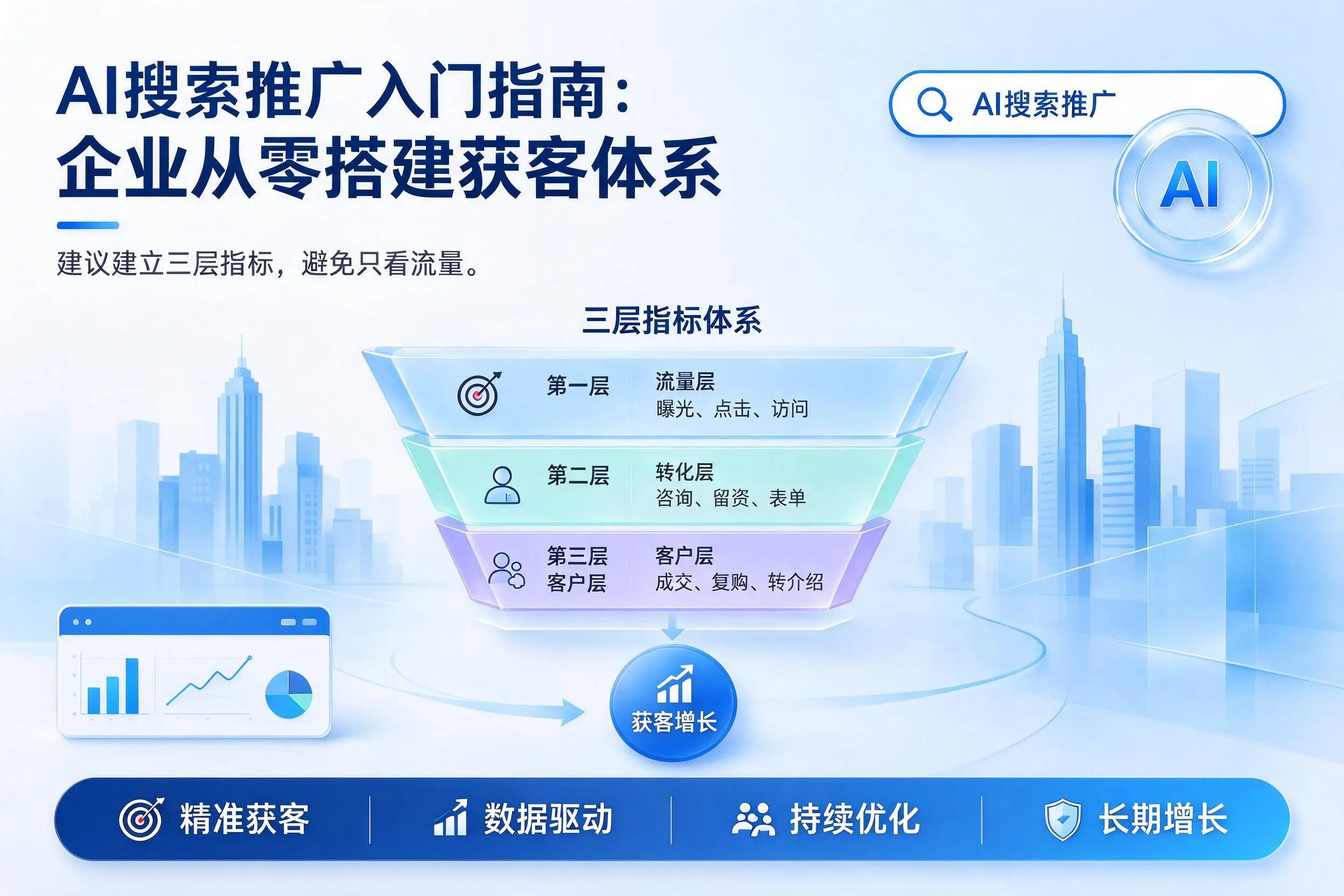 AI搜索推广入门指南：鄂尔多斯企业从零搭建获客体系